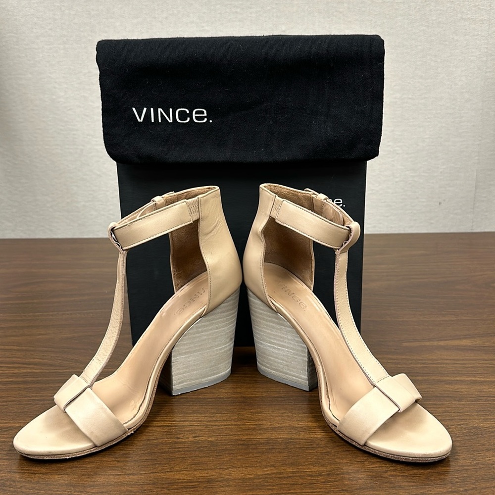 Vince Nolan Leather Sandals - Picture 4 of 16